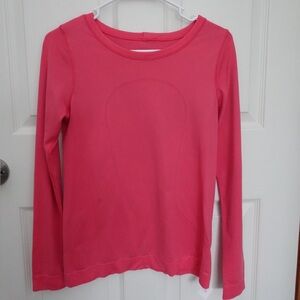 lululemon athletica Pink Long Sleeve Tee